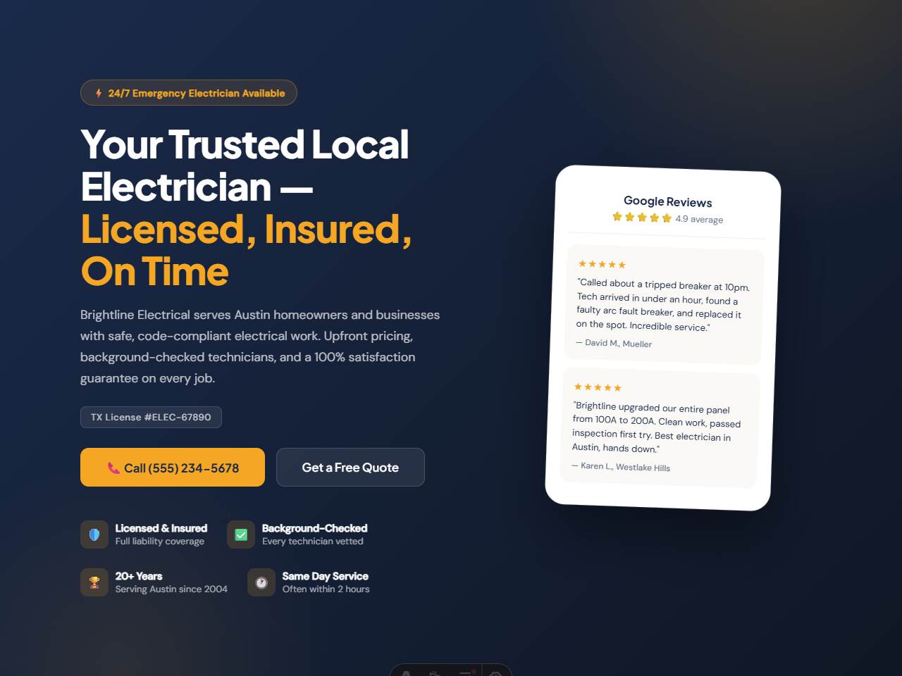 Brightline Electrical